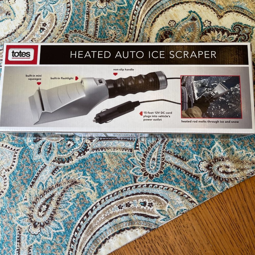 Totes Heated Auto Ice Scraper New In Box - Picture 2 of 5